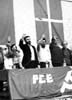 1977, en un mítin del PCE.